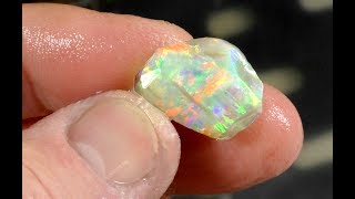 Making an Opal Gemstone Ring  Stepbystep [upl. by Yrebmik]