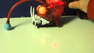 SOLD  Sale Item Demo  Finding Nemo Light Up Flashing Angler Fish [upl. by Brandea664]