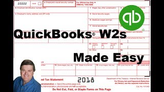 QuickBooks and Creating W2s [upl. by Wystand]