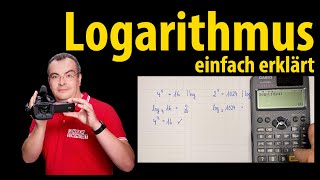 Logarithmus  einfach erklärt 10x  1000  Lehrerschmidt [upl. by Jerman]