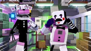 Minecraft FNAF Funtime Freddy and Puppet Master Switch Bodies Minecraft Roleplay [upl. by Titania972]