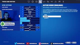 Mongraal settings in OG FORTNITE [upl. by Aigil]