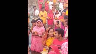 Jaunpur mein Gomti Nadi ke kinare chhath Puja mahotsav [upl. by Aramenta]