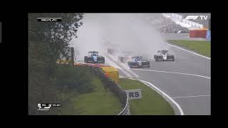 Caio Collet awesomebut scary overtake through Eau Rouge Formula 3 Spa [upl. by Arlyne]