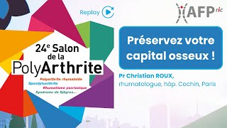 Préservez votre capital osseux   Salon de la PolyArthrite 2024 [upl. by Elleimac228]