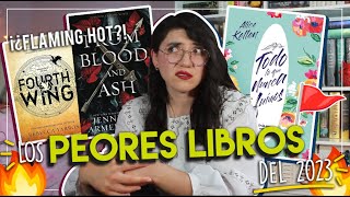 Los PEORES y más DECEPCIONANTES LIBROS que leí en el 2023 🔥📚 [upl. by Riggall]