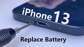 How to replace the battery in your iPhone 13 [upl. by Latoniah]