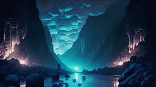 Underdark Ambience  The Glimmersea  1 Hour Dark Ambient Drone Music [upl. by Othello]