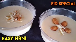 Quick Firni  Eid Special Recipe [upl. by Atika180]