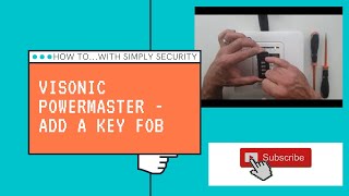 Add a keyfob to a Visonic Powermaster alarm [upl. by Abbey]