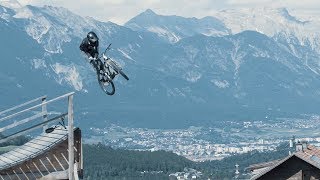 CRANKWORX INNSBRUCK Slopestyle Finals  Lukas Knopf [upl. by Nayrb]