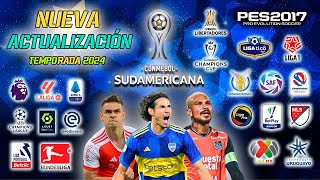 Brutal PARCHE Copa Sudamericana 2024 Actualizado 100 para PC MALAS  TUTORIAL  Pes 2017 a 2024 🔥 [upl. by Geffner]