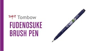 Fudenosuke Brush Pens [upl. by Annovahs]