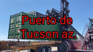 descargando en el puerto de Tucson Arizona 🇺🇸 usa [upl. by Ssac]