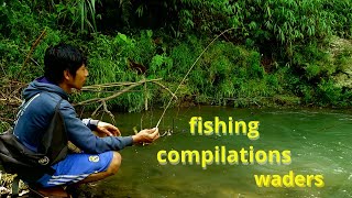 FISHING COMPILATIONS WADERS [upl. by Annadiane]