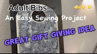 Sewing Tutorial Making a Bib [upl. by Eibmab]