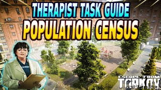 Population Census  Therapist Task Guide  Escape From Tarkov [upl. by Connett654]