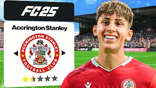 FC 25 ACCRINGTON STANLEY CAREER MODE  3 YOUTH ACADEMY STAR [upl. by Elianora]