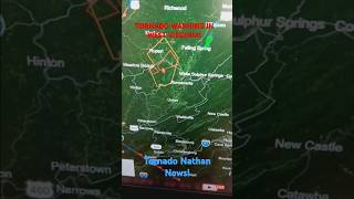 92524 TORNADO WARNINGS IN WEST VIRGINIA FOR GREENBRIER COUNTY [upl. by Haskell256]