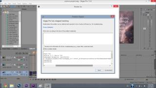 Sony Vegas Unmanaged Exception 0xc0000005  Render issue fix [upl. by Anitsirhcairam403]