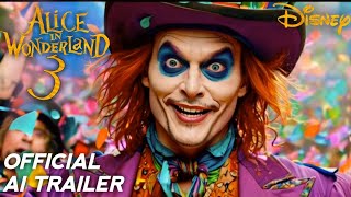 ALICE IN WONDERLAND 3 Teaser Trailer 2025  Johnny Depp amp Wasikowska [upl. by Egiaf892]