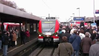 Einweihung SBahnLinie 1 nach Kirchheim Teck  Train Railway [upl. by Beaudoin]