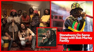 STONEBWOY Performs LIVE with BOB MARLEY Family in Jamaica [upl. by Naiviv]