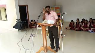 Prof Dr Kennath J Arul MDS MBA PhD Speech in OCPM school MADURAI PHONE  9842614720 [upl. by Alansen398]