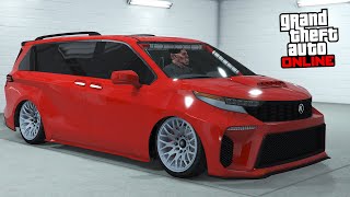 GTA 5 Online  Karin Vivanite Toyota Sienna  DLC Vehicle Customization [upl. by Zerla]