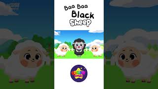 Baa Baa Black Sheep  Nursery Rhymes  Animation Kids song with Lyrics shorts [upl. by Nichol504]