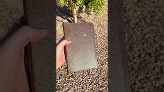 Classic goatskin leather Bible [upl. by Leafar]