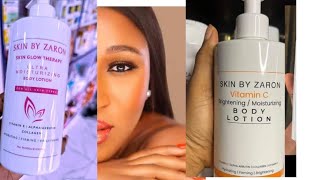 SKIN BY ZARON LOTION REVIEW DOES IT WORK WATCH VIDEO BEFORE BUYING [upl. by Stuckey794]