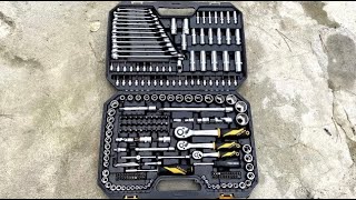 TOLSEN 216pcs Socket Set kit Chrome Vanadium [upl. by Rye]