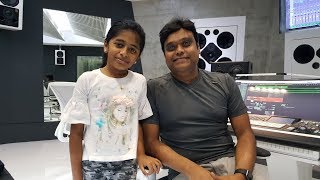 Praniti  Meets Harris Jayaraj  HJs Studio H Recording Studio [upl. by Rednaeel]