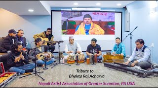 Tribute to late Bhakta Raj Acharya by Nepali Artist Association of Greater Scranton PA USA [upl. by Emmalynne527]