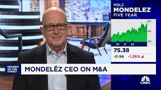 Mondelez CEO We dont want to do acquisitions that we cannot get a very good return on [upl. by Worlock359]