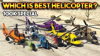 GTA 5 ONLINE  WHICH IS BEST HELICOPTER  AFTER SA SUPER SPORT SERIES UPDATE  100k Special [upl. by Artkele]