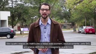 Matrículas aproveitamento de créditos e exames de suficiência [upl. by Eanal]