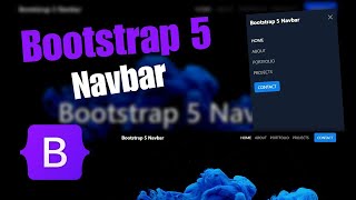 Bootstrap Navbar  Mobile Sidebar Menu using Bootstrap 5 [upl. by Warila]