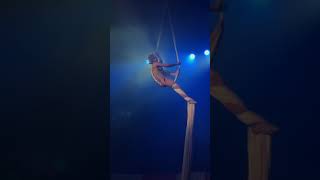 Violet Chachki  Aerial Silks  Twisted Circus Glasgow  Klub Kids UK Tour 6418 [upl. by Ellatsyrc696]