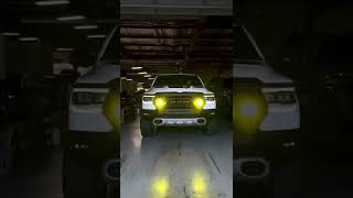 Custom Spot Lights install on RAM 1500 Rebel spotlights custom ram 1500 2500 [upl. by Teahan20]