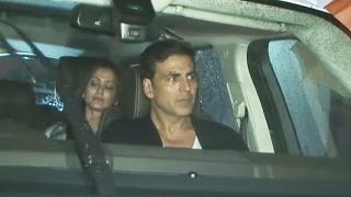 Akshay Kumar At Dishoom Movie Screening [upl. by Eseilana]