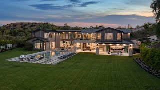 Explore a Newly Built 39995000 Hidden Hills Estate with Sweeping Views [upl. by Kovar]