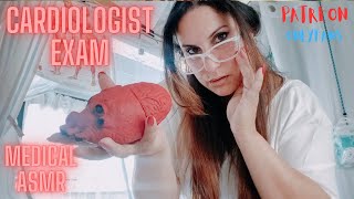 ASMR CARDIOLOGIST MENS EXAM personal attention  tender nurse  ASMR tingles ASMR triggers [upl. by Aivyls]