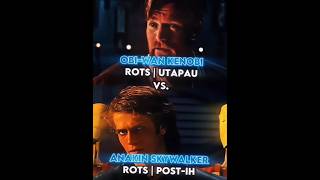 ObiWan Kenobi vs Anakin Skywalker  SW WIS Canon  edit starwars 1v1 anakinvsobiwan jedi [upl. by Ahsats268]