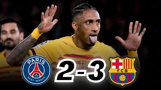 💥 A MASSIVE BARÇA CONQUERS PARIS  PSG 2️⃣ FC BARCELONA 3️⃣ [upl. by Vachil176]