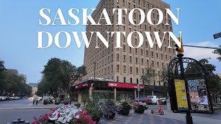 EXPLORING THE BEAUTY OF SASKATOO DOWNTOWN CANADA [upl. by Gnouhp575]