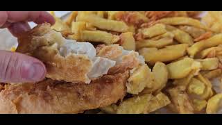 Food ReviewFish amp Chips with Curry Sauce from The Codfather Horsehay Telford 8724 [upl. by Areik]