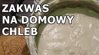 Zakwas na domowy chleb ze schematem działania [upl. by Marigolde]