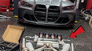 Full Valvetronic Exhaust Install On My G82  Proper Sounding S58 [upl. by Iveel]